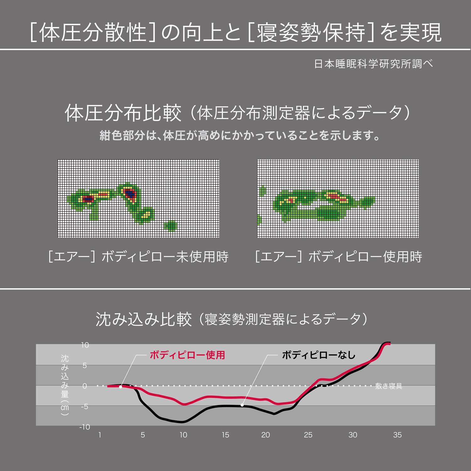［エアー］ ボディピローS＆Rの画像