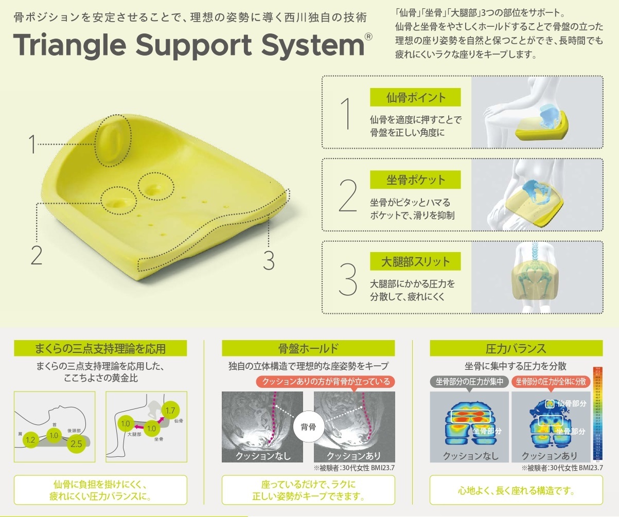 Keeps骨盤サポートクッション(おしりのまくら)の画像