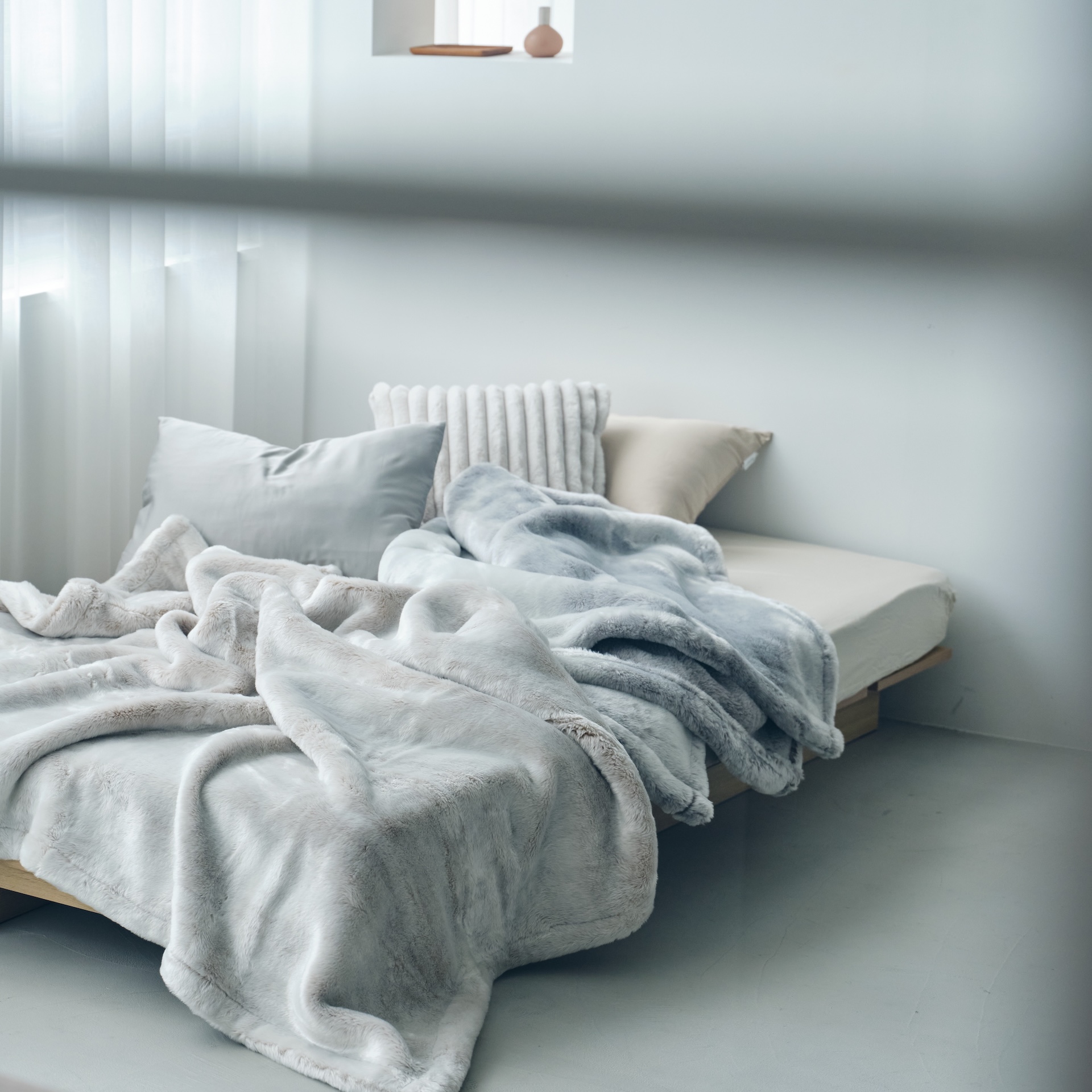 nishikawa 　アクリルニューマイヤー毛布（毛羽部分）の画像