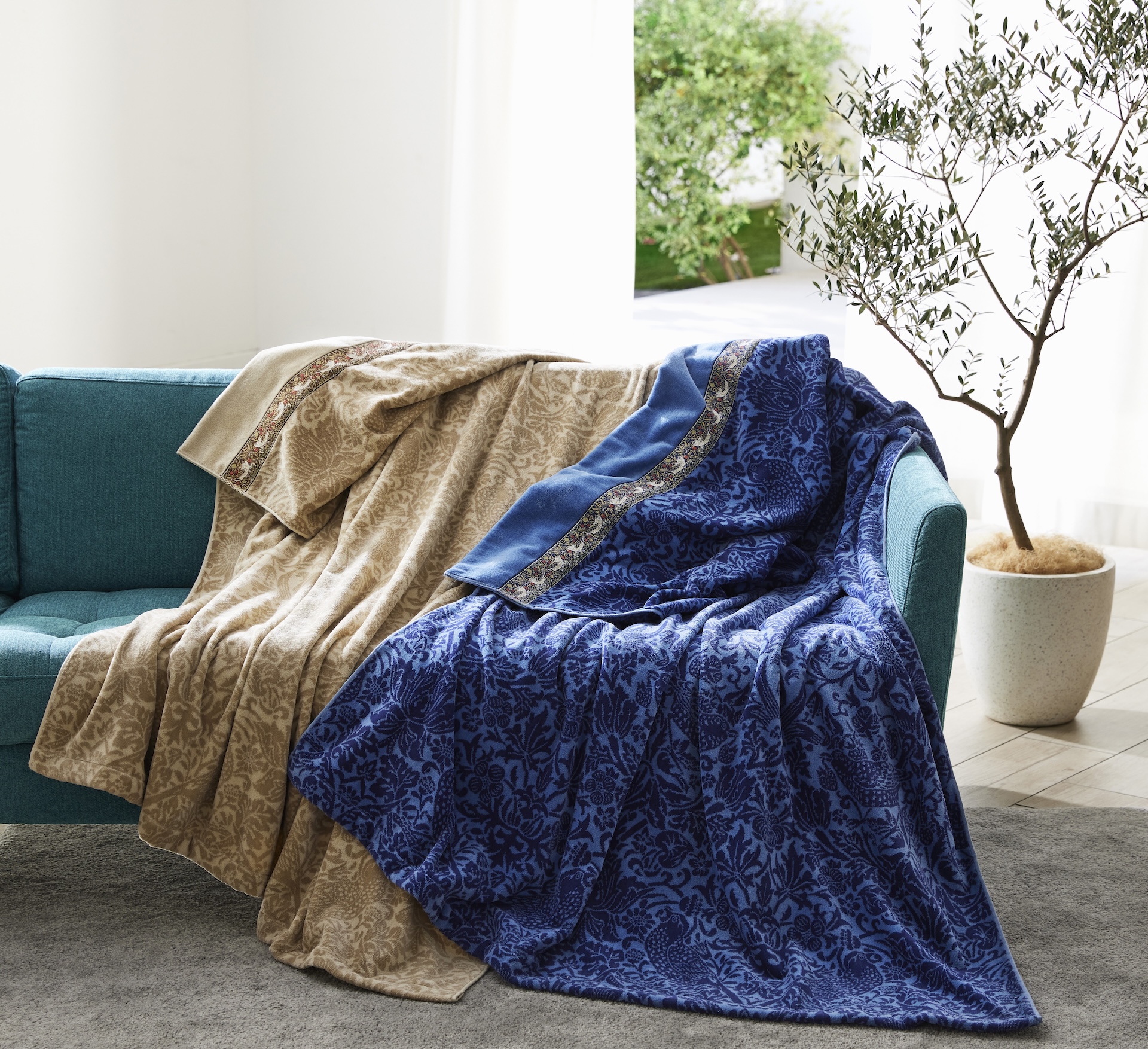 モリスギャラリー　タオルケットの画像