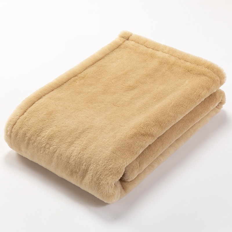 イトリエ　ロングパイルウールブランケット（毛羽部分）の画像