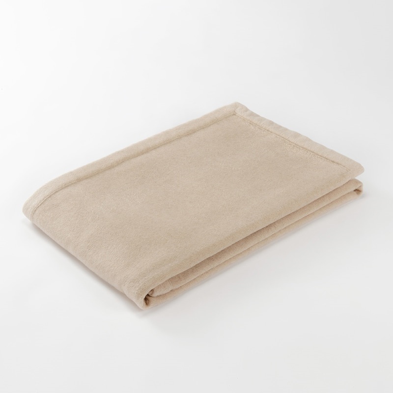 クオリアル　カシミヤ毛布（毛羽部分）の画像