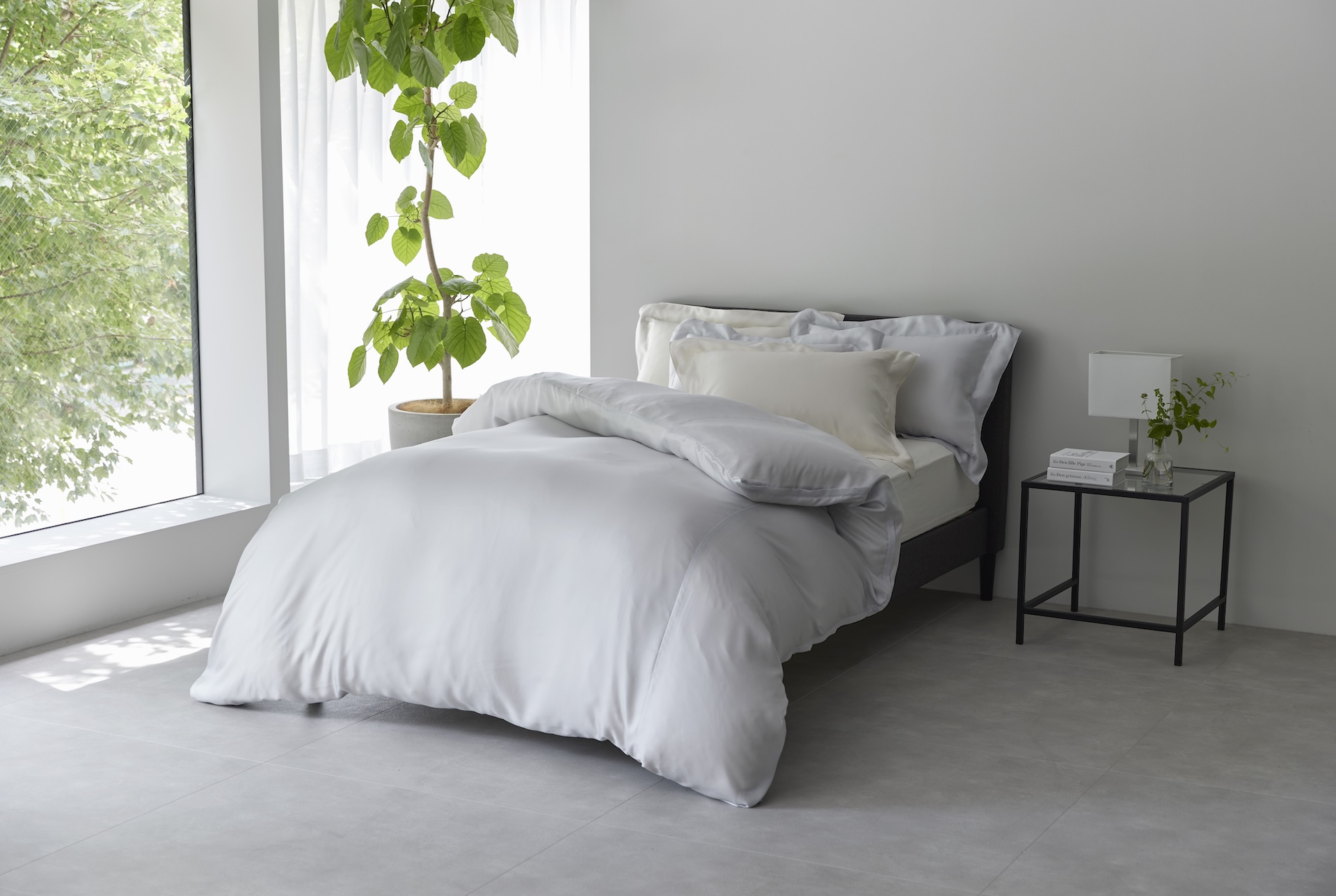 西川プレミアム　シルク掛カバーの画像