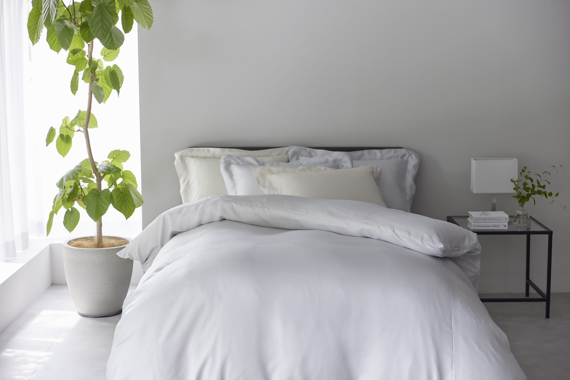 西川プレミアム シルクサテン掛カバーの画像