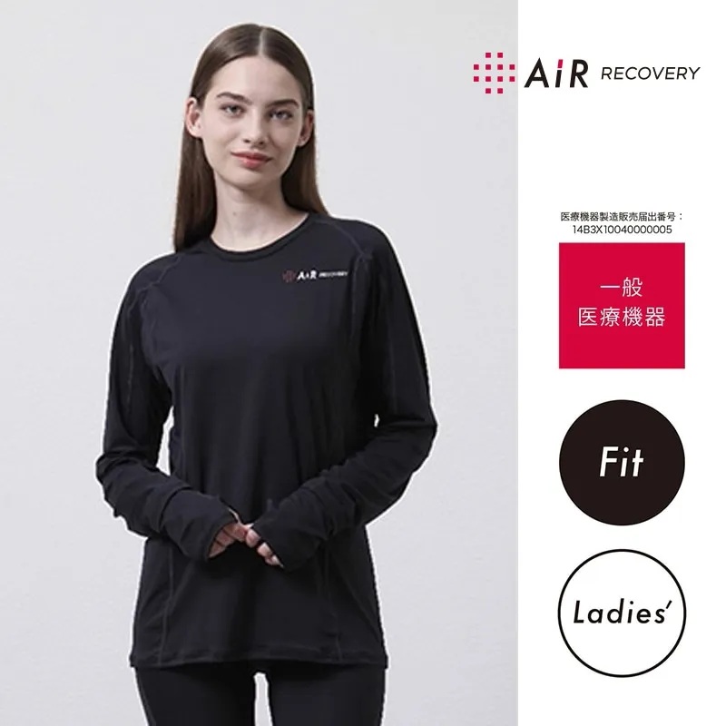 [エアーリカバリー］スリープテックウェア　レディーストップスの画像