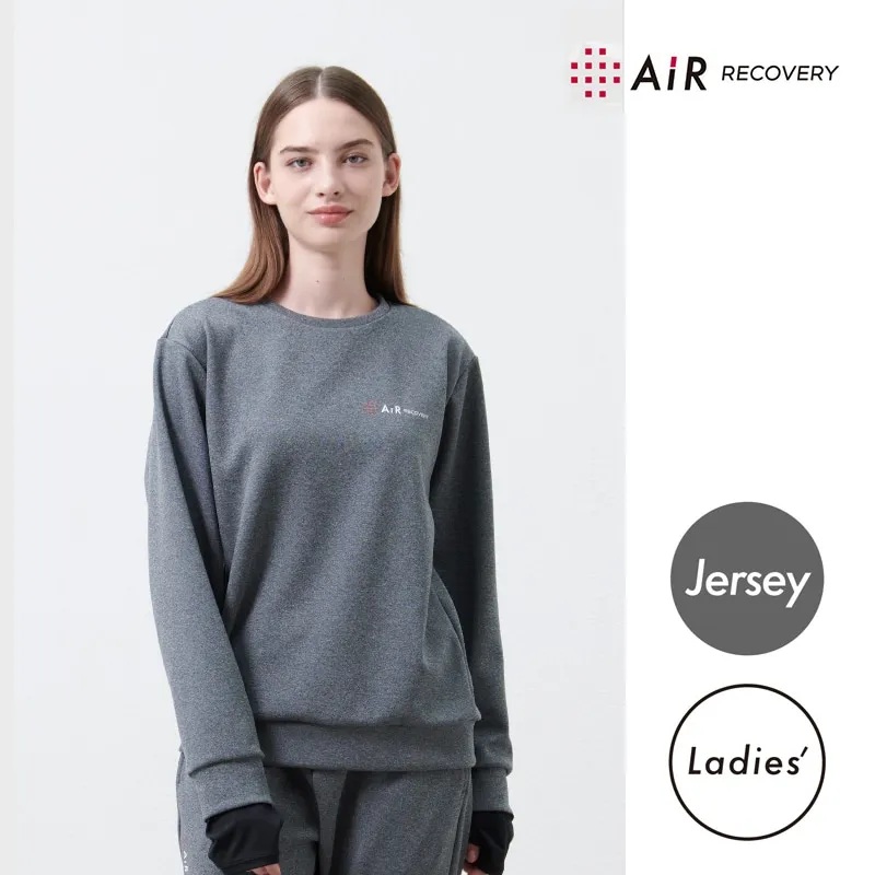 [エアーリカバリー］スリープテックウェア　ジャージレディーストップスの画像