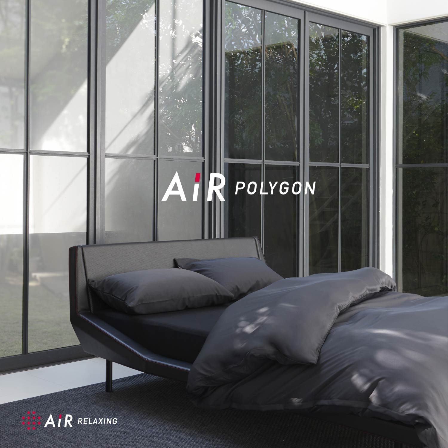 [エアーポリゴン］ベッドフレームの画像