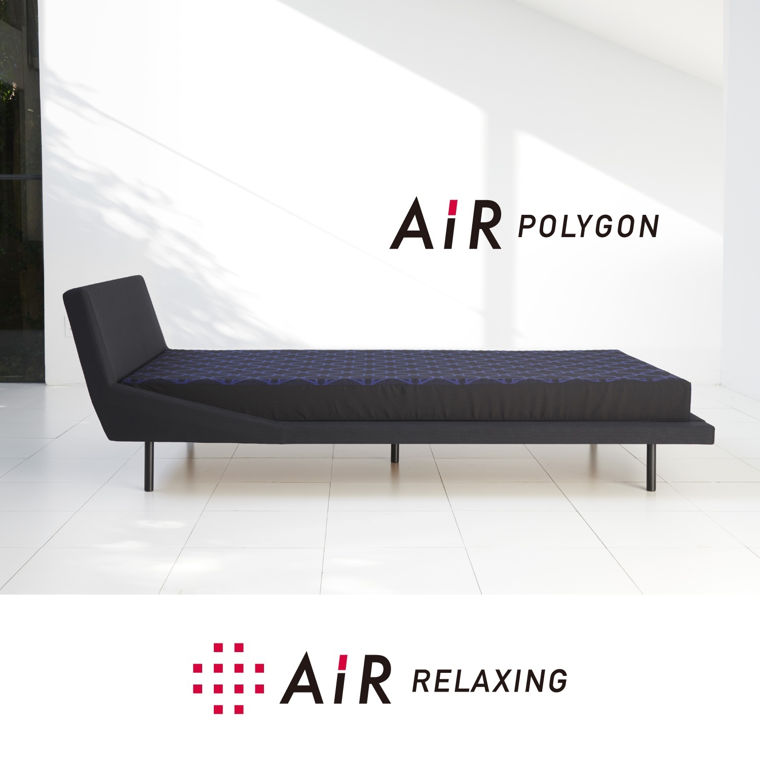 [エアーポリゴン］ベッドフレームの画像