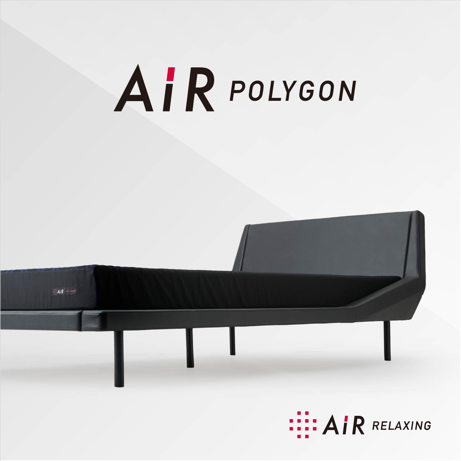 [エアーポリゴン］ベッドフレームの画像