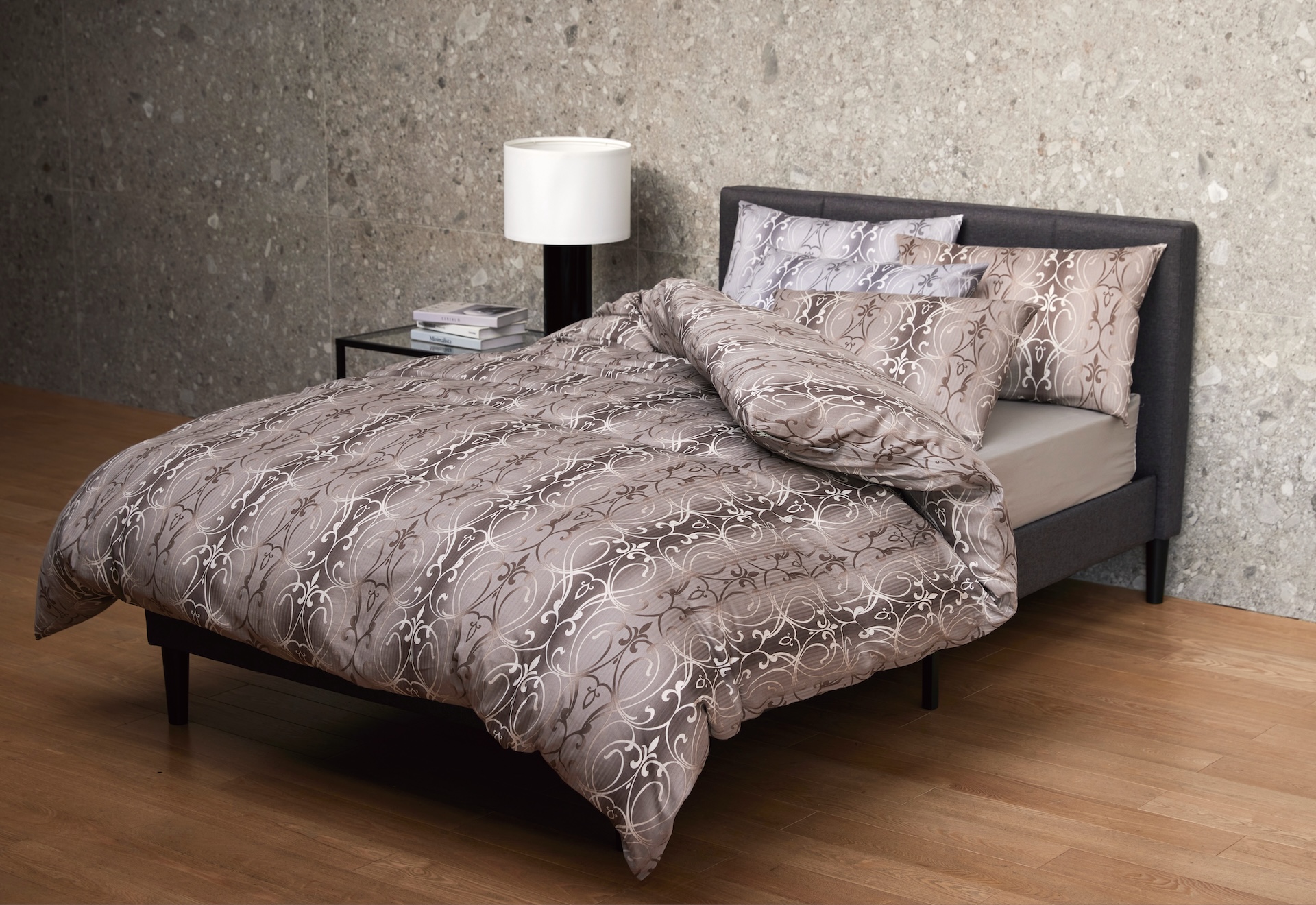 24+掛ふとんカバー（ドビーストライプ）の画像