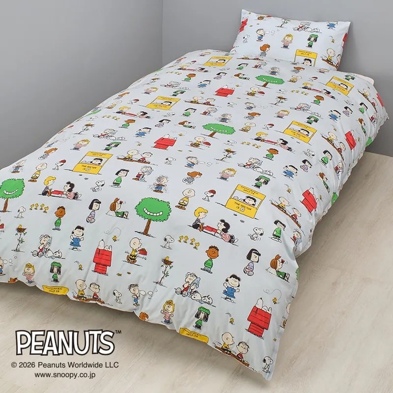 ピーナッツ（スヌーピー）　掛ふとんカバーの画像
