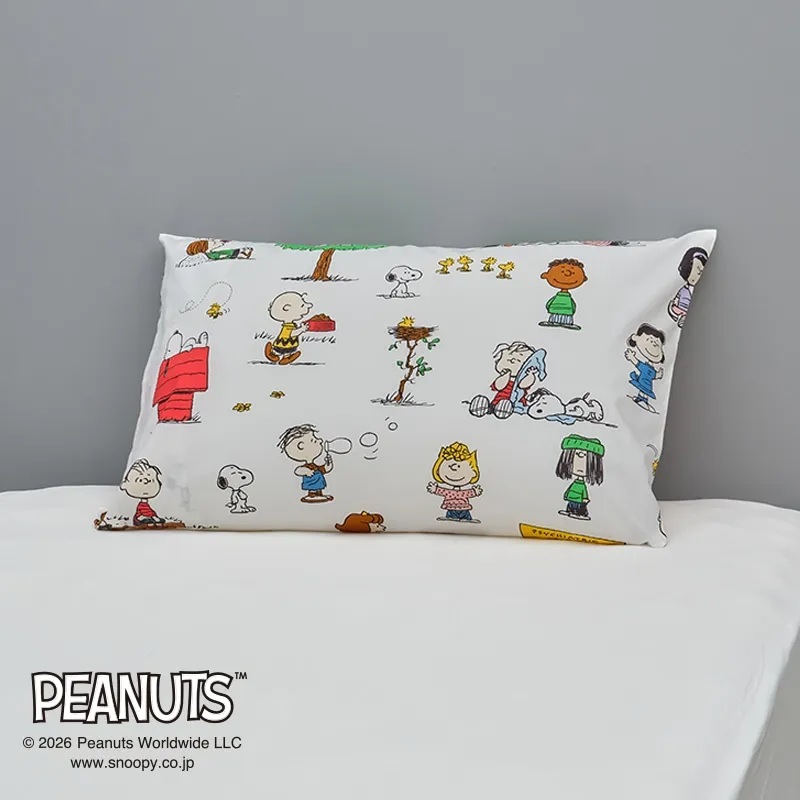 ピーナッツ（スヌーピー）　ピローケースの画像