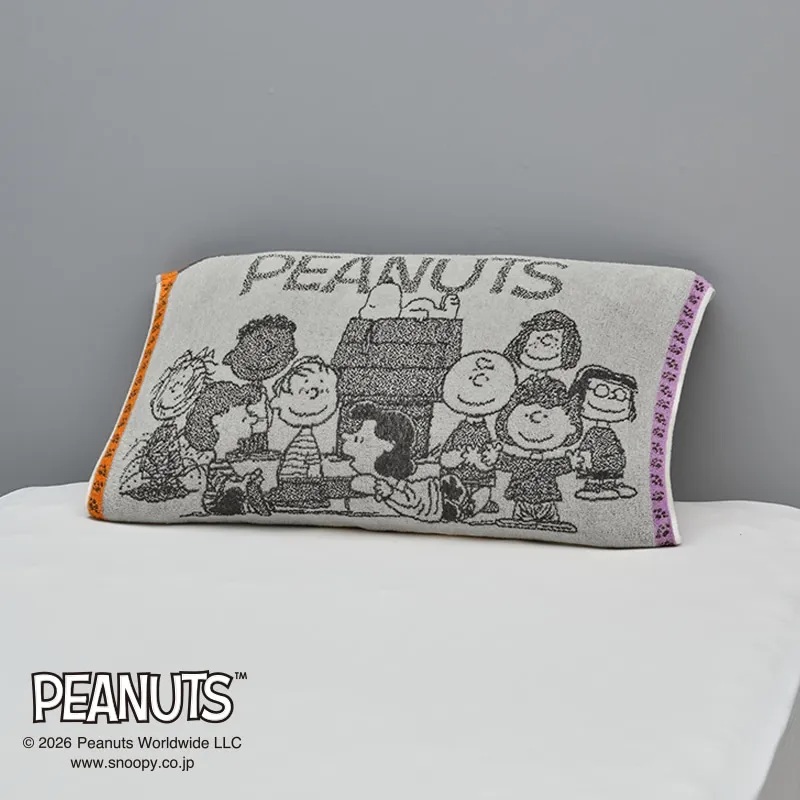ピーナッツ（スヌーピー）　のびのびタオルピローケースの画像