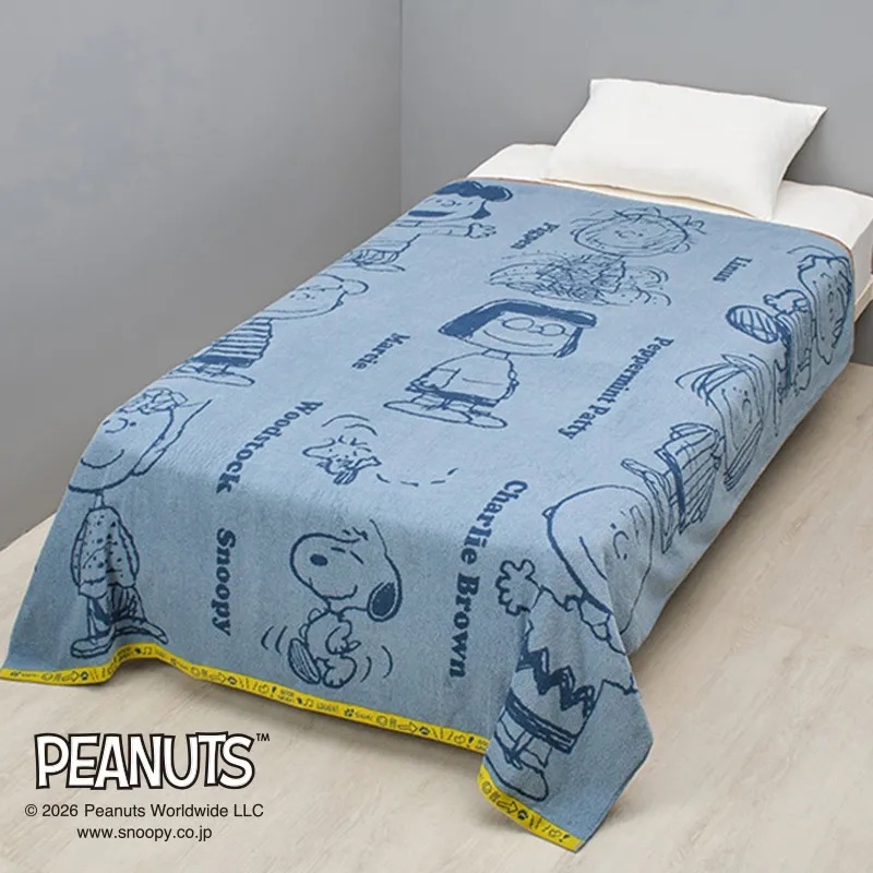 ピーナッツ（スヌーピー）　タオルケットの画像