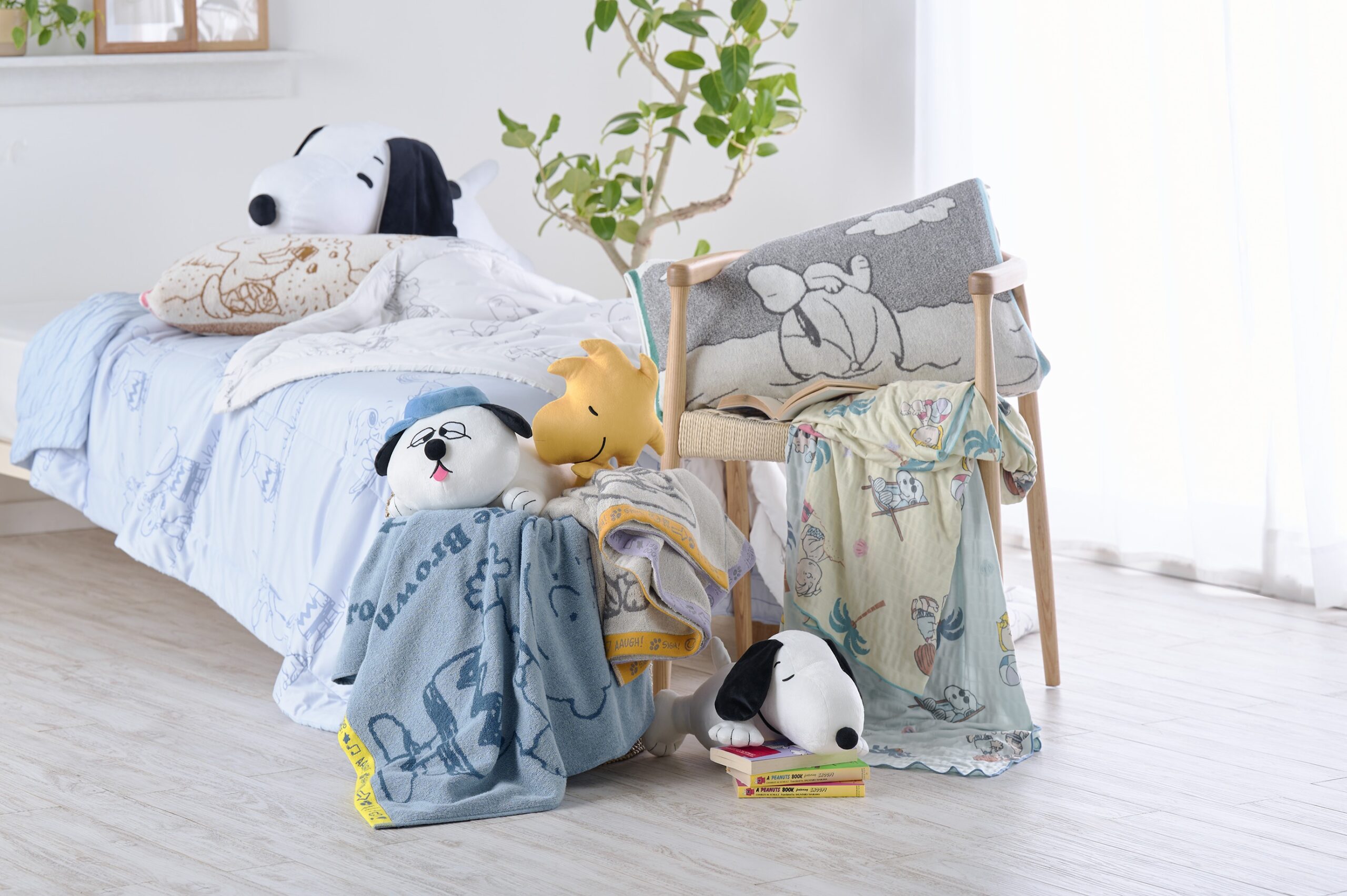 ピーナッツ（スヌーピー）　タオルケットの画像